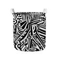 Abstract Dazzle Pattern Print Collapsible Laundry Basket