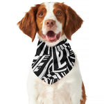 Abstract Dazzle Pattern Print Dog Bandana