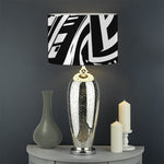 Abstract Dazzle Pattern Print Drum Lamp Shade