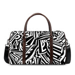 Abstract Dazzle Pattern Print Duffle Bag