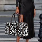 Abstract Dazzle Pattern Print Duffle Bag