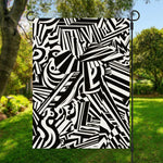 Abstract Dazzle Pattern Print Garden Flag