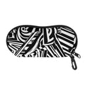Abstract Dazzle Pattern Print Glasses Case
