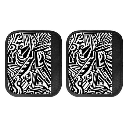 Abstract Dazzle Pattern Print Handle Covers