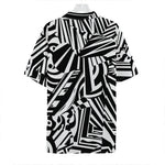 Abstract Dazzle Pattern Print Hawaiian Shirt