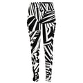 Abstract Dazzle Pattern Print High-Waisted Pocket Leggings