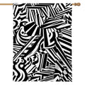 Abstract Dazzle Pattern Print House Flag