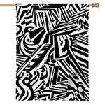 Abstract Dazzle Pattern Print House Flag