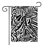 Abstract Dazzle Pattern Print House Flag