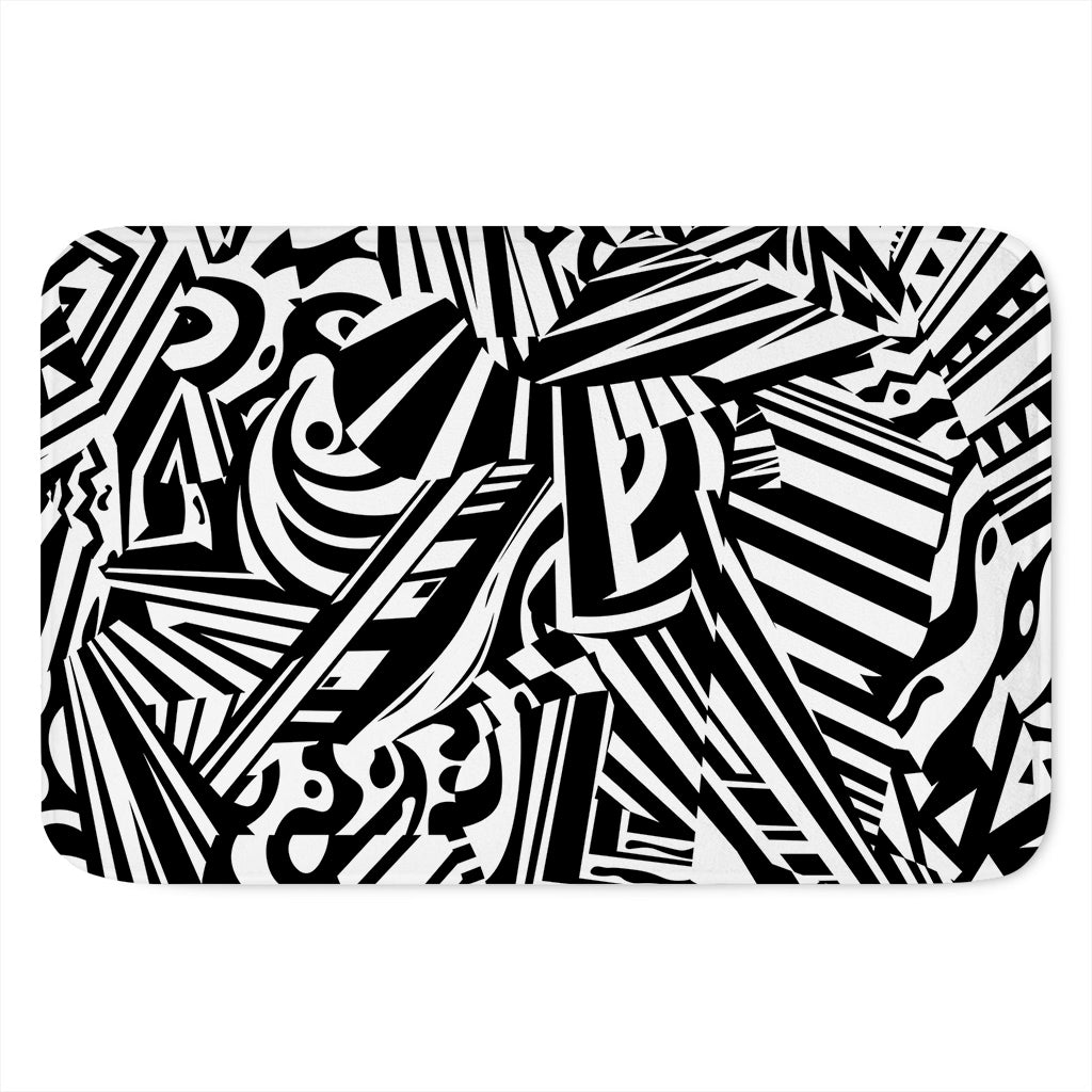 Abstract Dazzle Pattern Print Indoor Door Mat