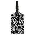 Abstract Dazzle Pattern Print Luggage Tag