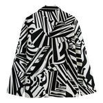 Abstract Dazzle Pattern Print Men's Blazer