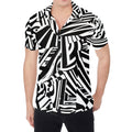 Abstract Dazzle Pattern Print Men's Shirt