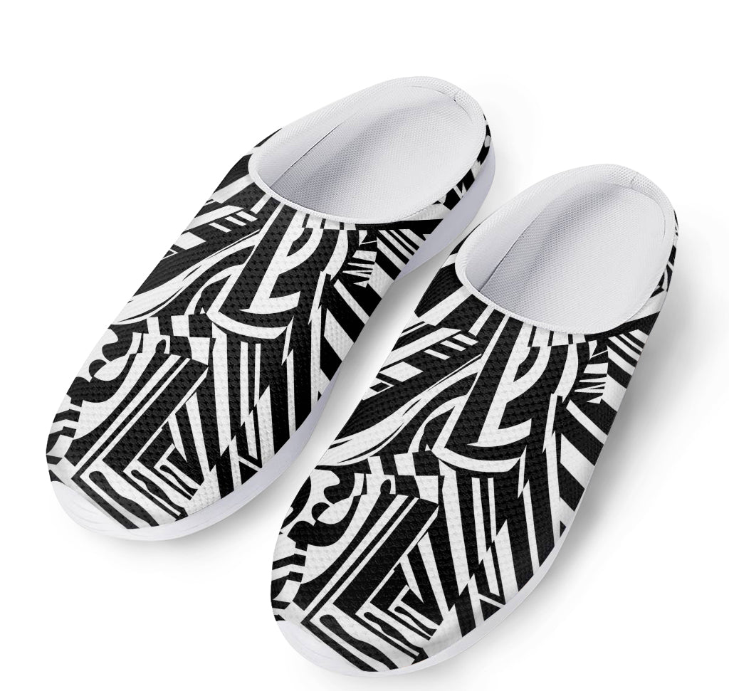 Abstract Dazzle Pattern Print Mesh Casual Shoes