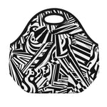 Abstract Dazzle Pattern Print Neoprene Lunch Bag
