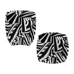 Abstract Dazzle Pattern Print Office Chair Cover