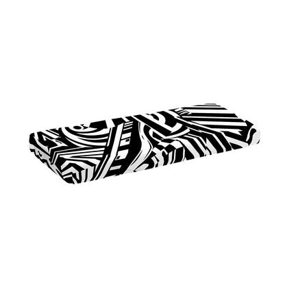 Abstract Dazzle Pattern Print Piano Keyboard Cover