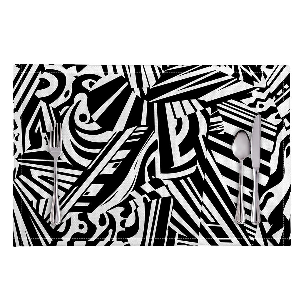 Abstract Dazzle Pattern Print Placemat