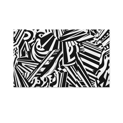 Abstract Dazzle Pattern Print Polyester Flag