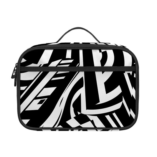 Abstract Dazzle Pattern Print Portable Lunch Bag