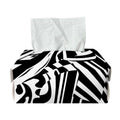 Abstract Dazzle Pattern Print Rectangle Tissue Box Cover