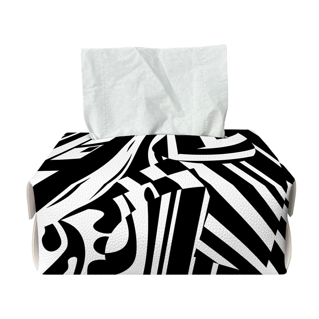 Abstract Dazzle Pattern Print Rectangle Tissue Box Cover
