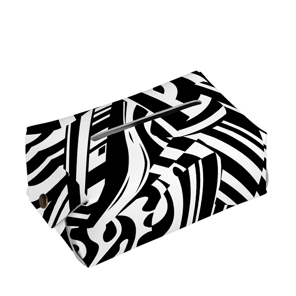 Abstract Dazzle Pattern Print Rectangle Tissue Box Cover