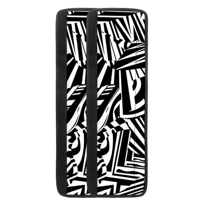 Abstract Dazzle Pattern Print Refrigerator Handle Covers