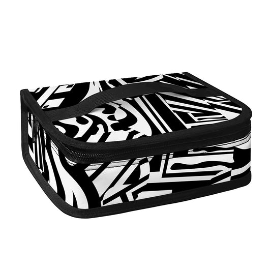 Abstract Dazzle Pattern Print Small Lunch Bag