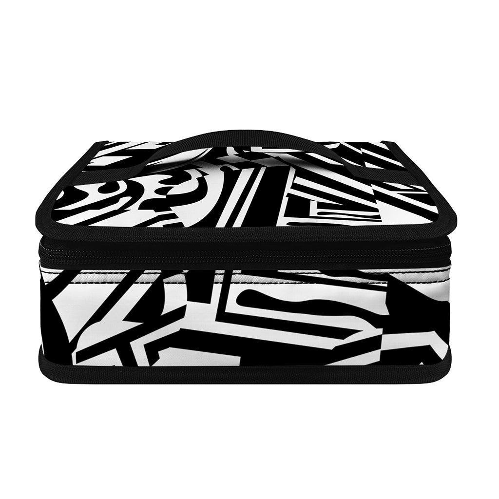 Abstract Dazzle Pattern Print Small Lunch Bag