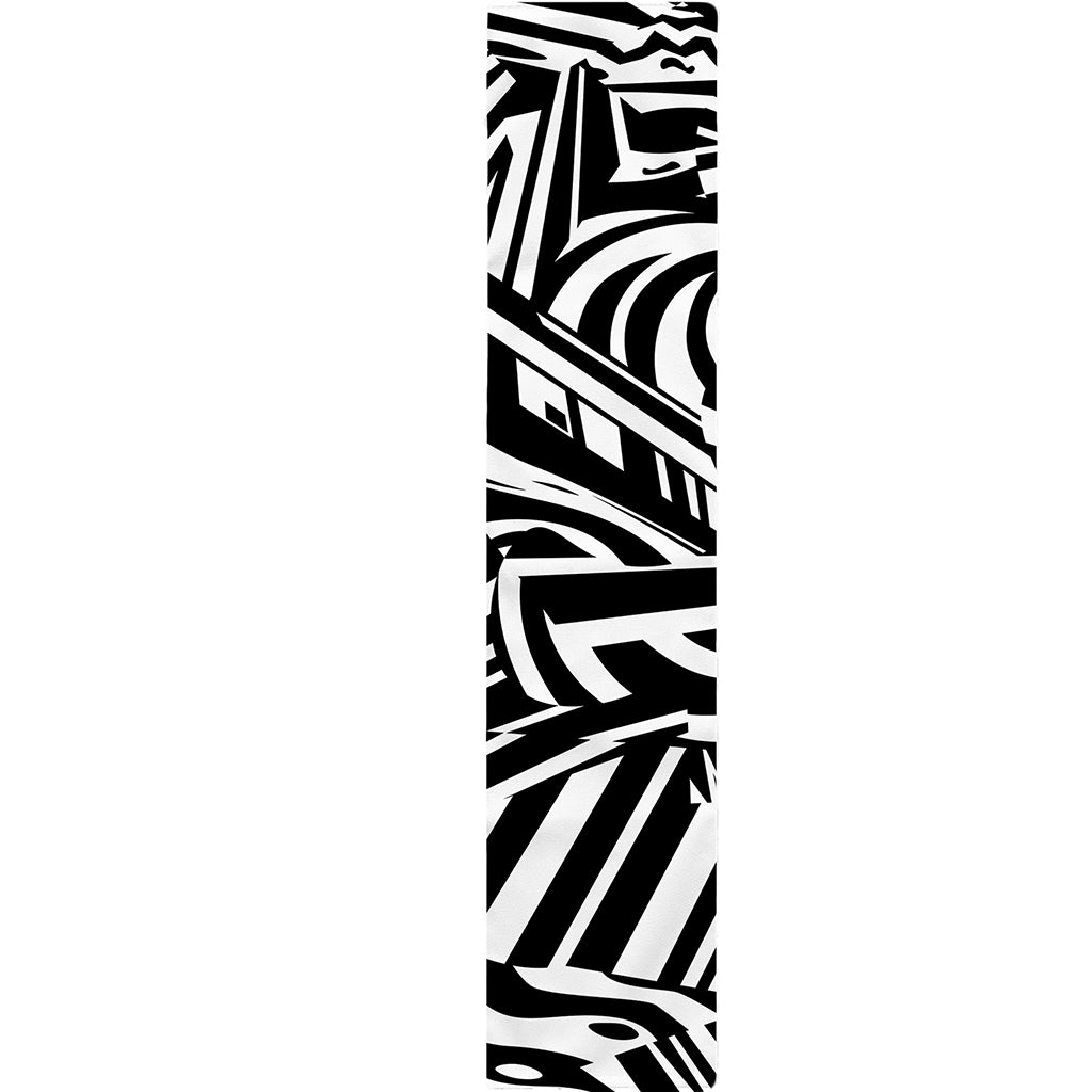 Abstract Dazzle Pattern Print Table Runner