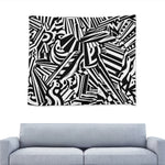 Abstract Dazzle Pattern Print Tapestry
