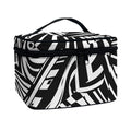 Abstract Dazzle Pattern Print Travel Makeup Bag