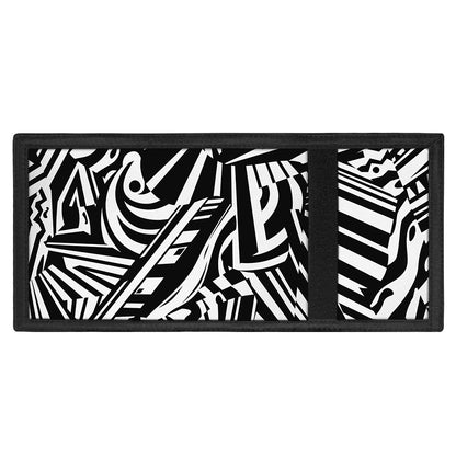 Abstract Dazzle Pattern Print Trifold Wallet