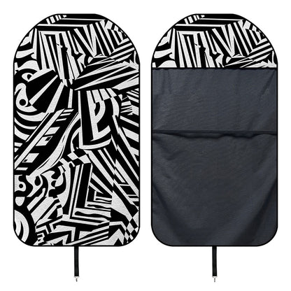 Abstract Dazzle Pattern Print Waterproof Car Seat Cover
