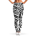 Abstract Dazzle Pattern Print Women's Leggings