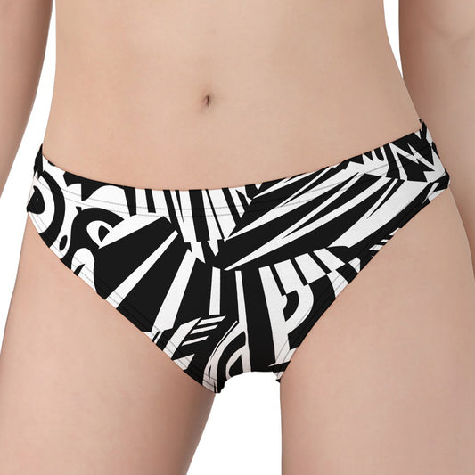Abstract Dazzle Pattern Print Women's Panties