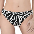 Abstract Dazzle Pattern Print Women's Thong