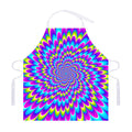 Abstract Dizzy Moving Optical Illusion Adjustable Apron