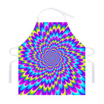 Abstract Dizzy Moving Optical Illusion Adjustable Apron