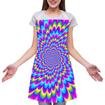 Abstract Dizzy Moving Optical Illusion Adjustable Apron