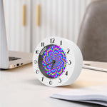 Abstract Dizzy Moving Optical Illusion Alarm Clock