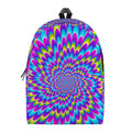 Abstract Dizzy Moving Optical Illusion School Backpack