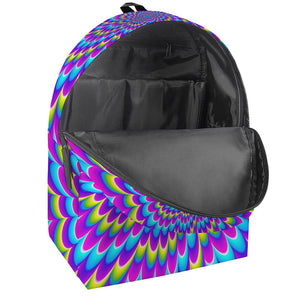 Abstract Dizzy Moving Optical Illusion Backpack