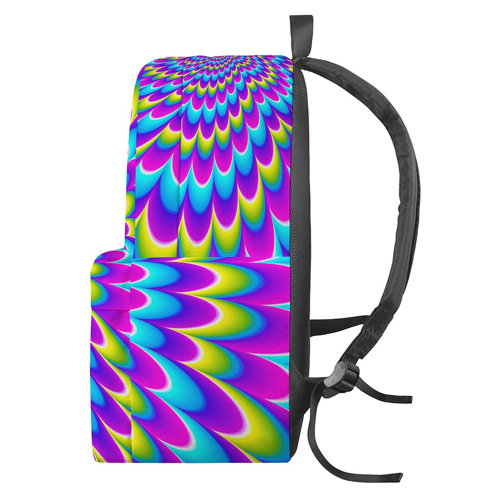 Abstract Dizzy Moving Optical Illusion Backpack