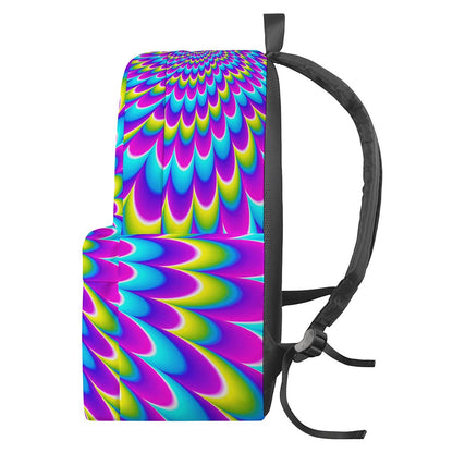 Abstract Dizzy Moving Optical Illusion Backpack