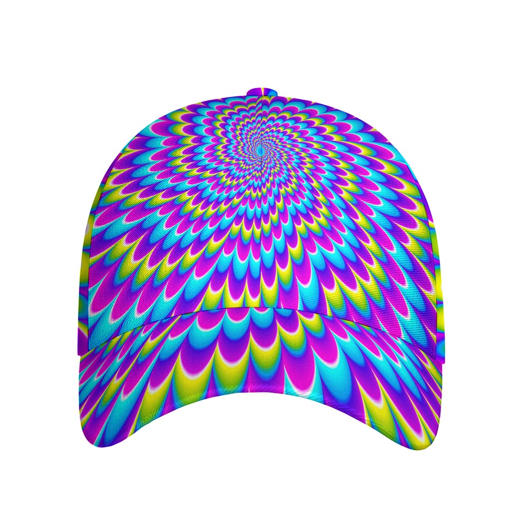 Abstract Dizzy Moving Optical Illusion Baseball Cap