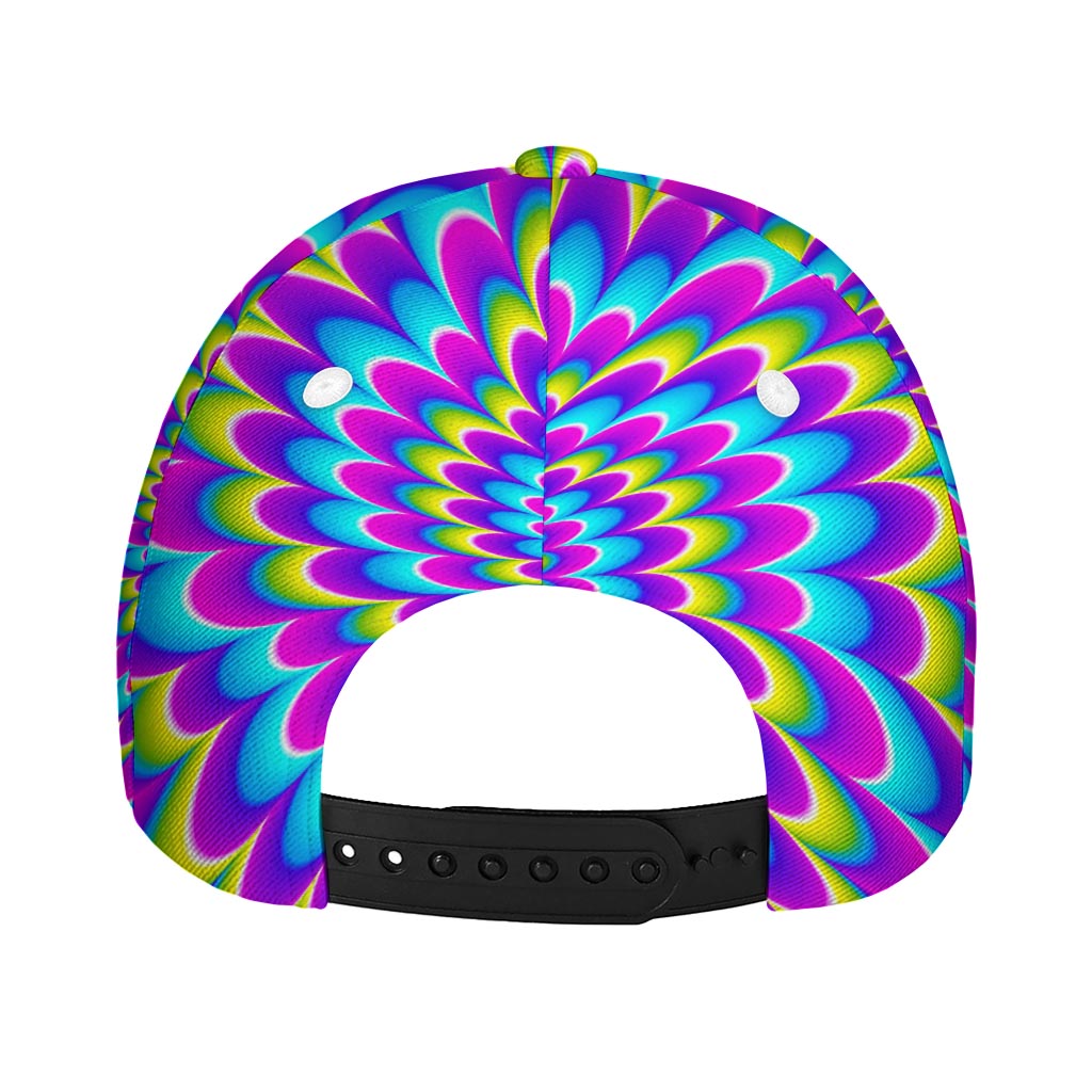 Abstract Dizzy Moving Optical Illusion Baseball Cap