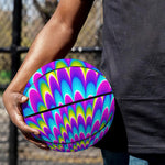 Abstract Dizzy Moving Optical Illusion Basketball