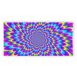 Abstract Dizzy Moving Optical Illusion Beach Towel